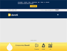 Tablet Screenshot of deretil.com